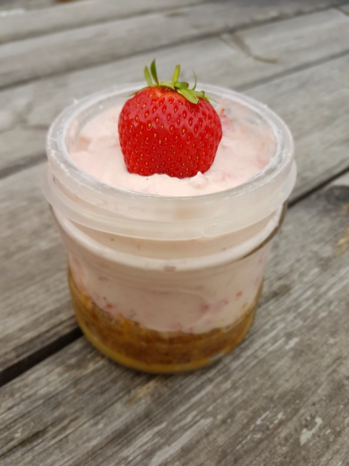 Tiny Taystes strawberry chessecake