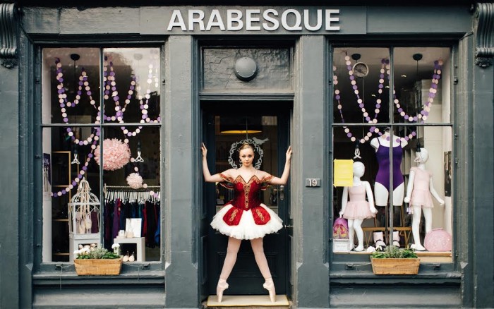 Arabesque shop front