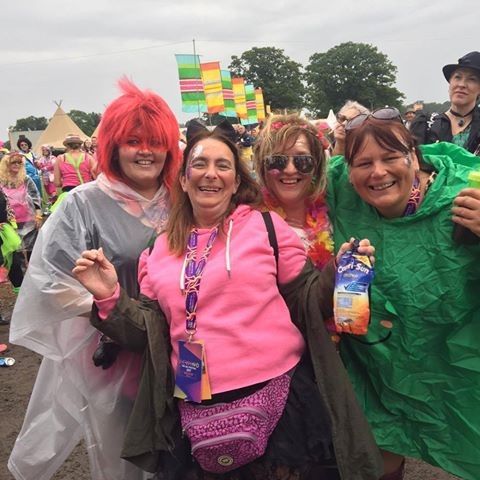 The rain didn't dampen their spirits!