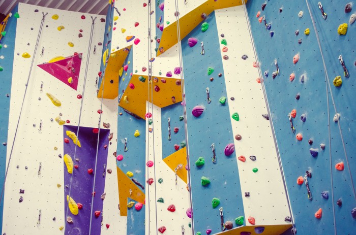 Perth College Climbing Wall - Wall shot