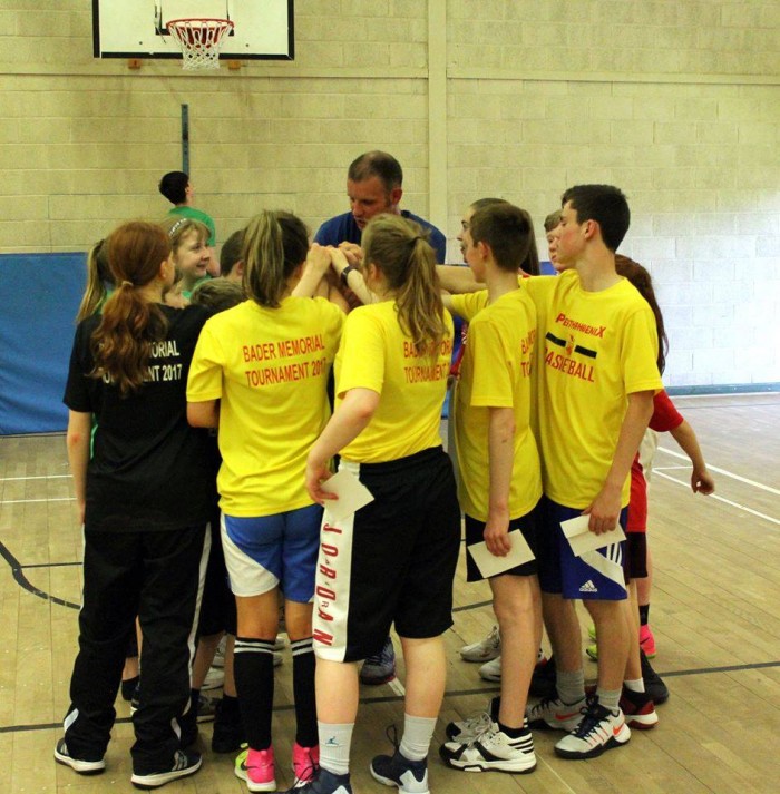 Perth Phoenix - Team huddle