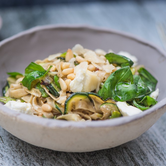 Courgette Pasta - Landscape