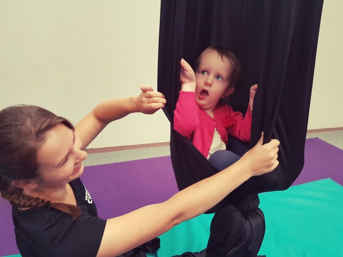 Circus Tots Freya peeking