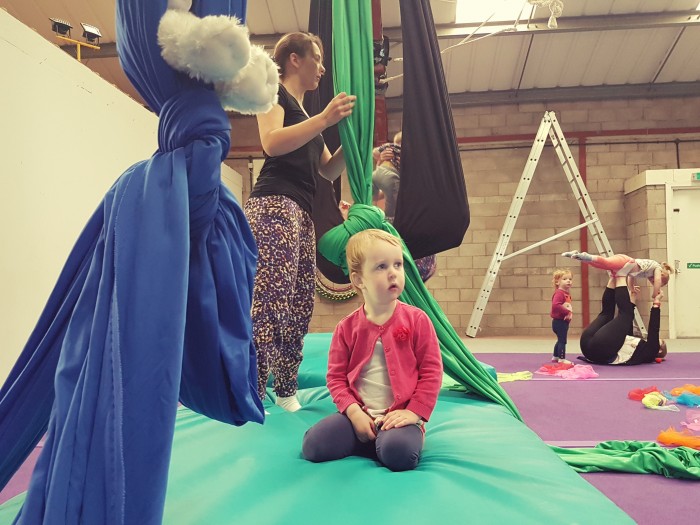 Circus Tots Freya on mat