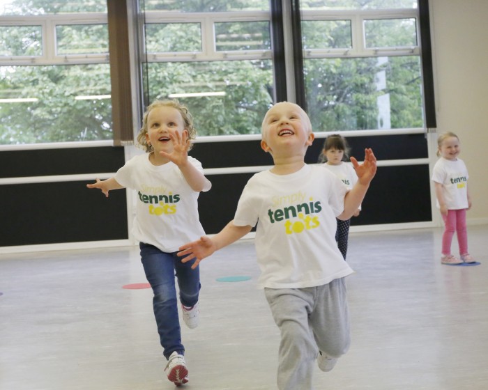 Tennis Tots running