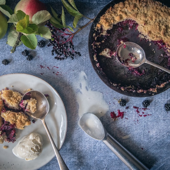 Orchard Crumble - On Plate