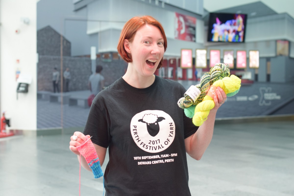 Eva Christie- I'm delighted to be considered at the forefront of Scotland's cultural activities by WOW PERTH with the creation and growth of Perth Festival of Yarn.  As such, they have invited me to participate in an exclusive cultural leadership course as part of their festival.