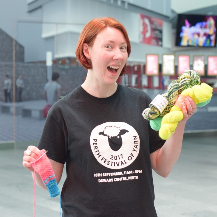 Eva Christie- I'm delighted to be considered at the forefront of Scotland's cultural activities by WOW PERTH with the creation and growth of Perth Festival of Yarn.  As such, they have invited me to participate in an exclusive cultural leadership course as part of their festival.
