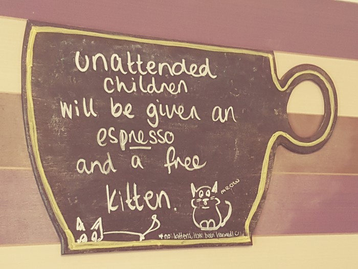 Spill The Beans sign