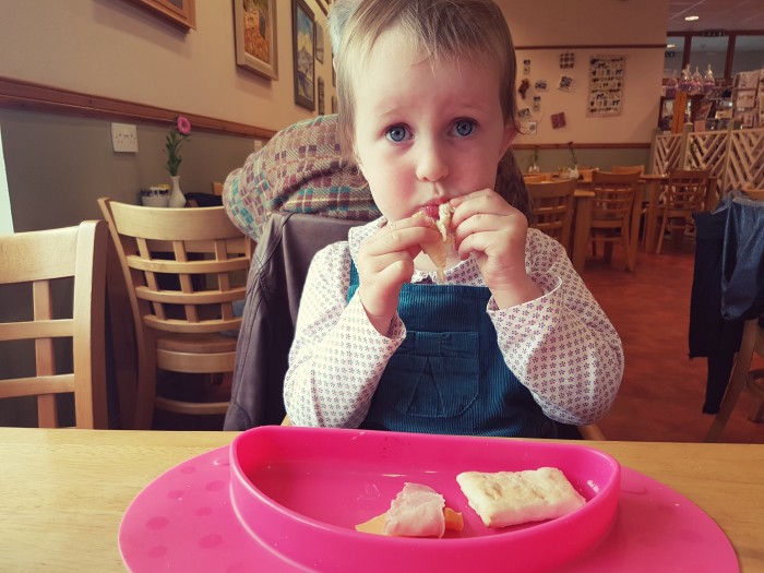 Brig Farm Freya eating