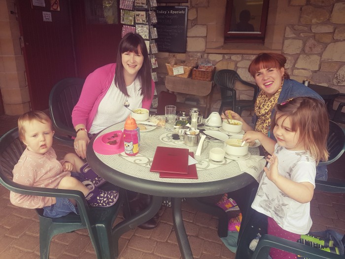 Macmillan Cafe family lunch