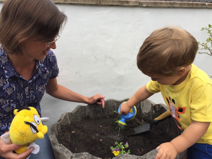 Little Blooms watering
