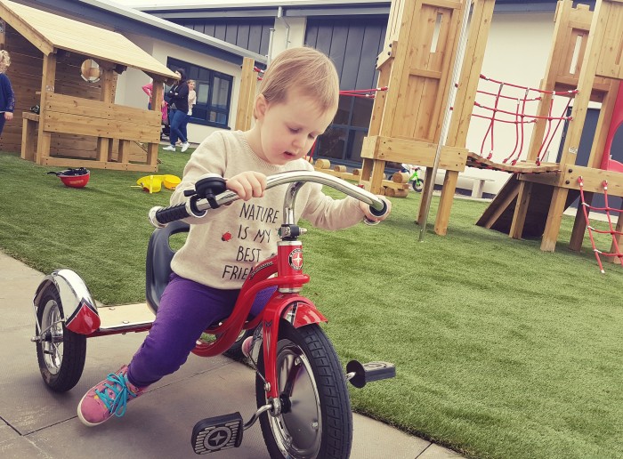 Madoch Centre Freya on bike