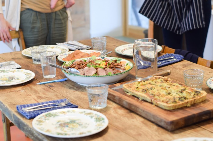 Burmieston - Lunch feast