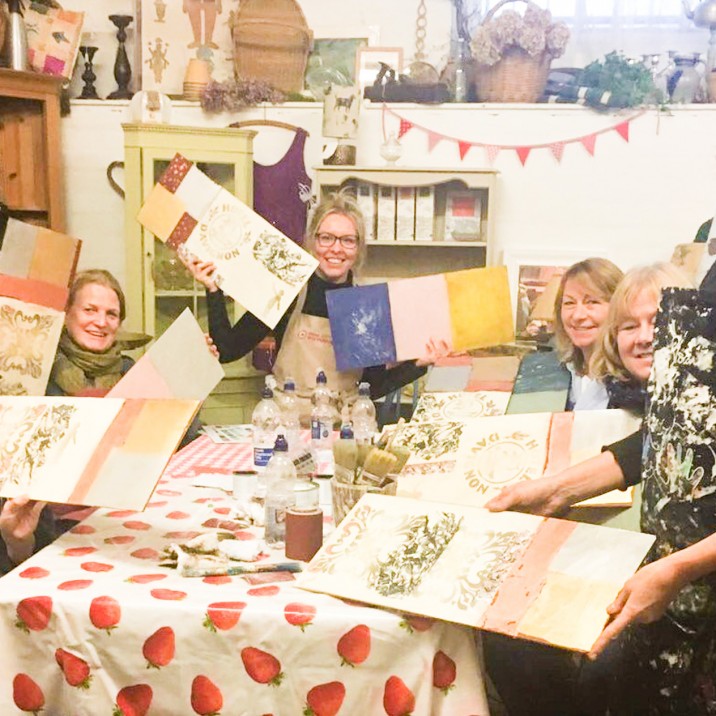 Chalk Paint - Hannah with everyone