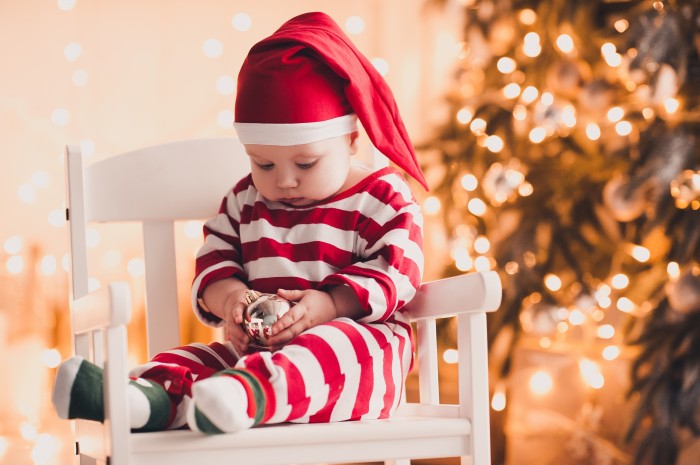 A baby's first Christmas is a very special milestone