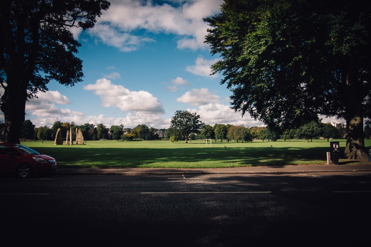 Blues Skies at the South Inch