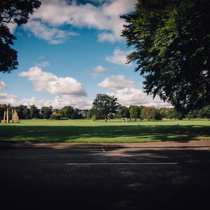 Blues Skies at the South Inch