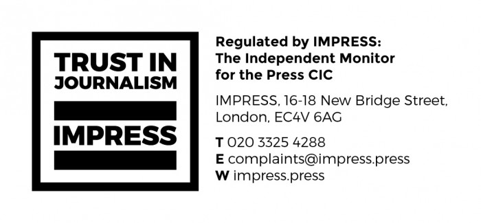 IMPRESS address logo