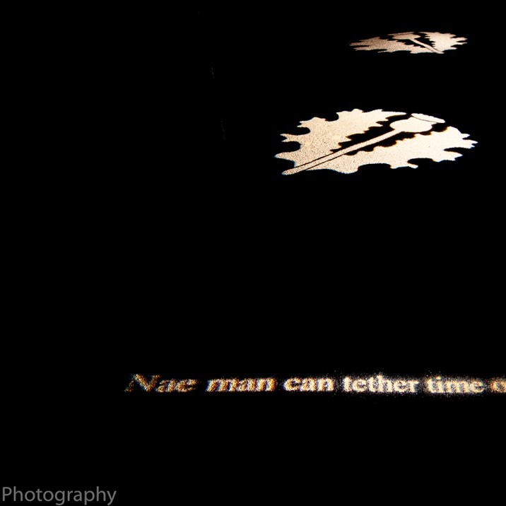 Nae man can tether time