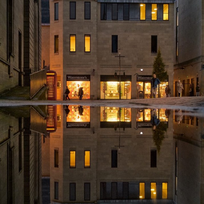 WATER OUTSIDE WATERSTONES