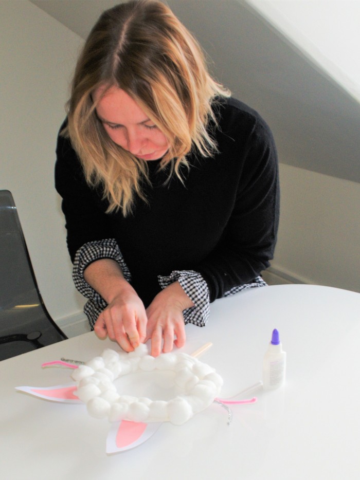 Bunny Selfie Hannah working