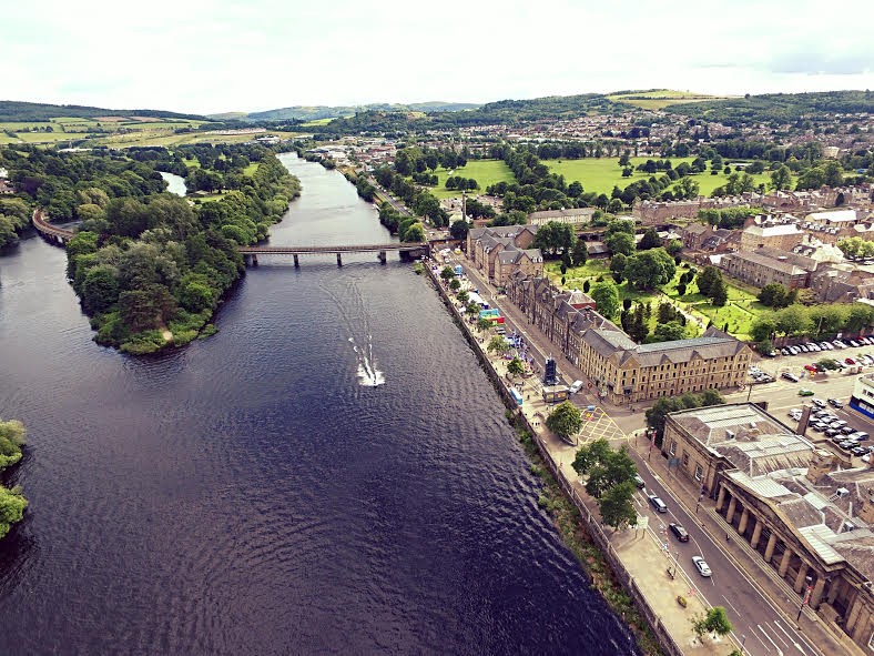 The Tay and Moncrieff Island