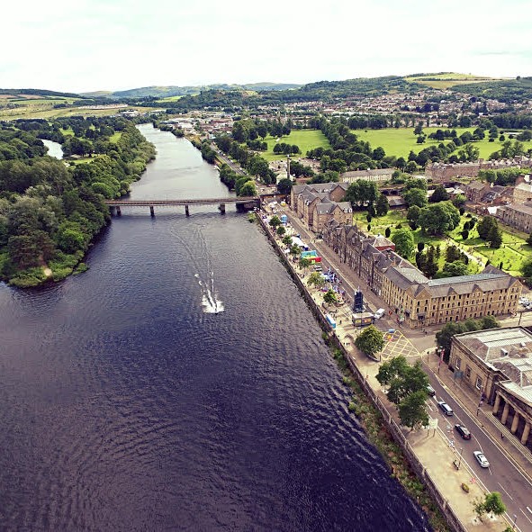 The Tay and Moncrieff Island