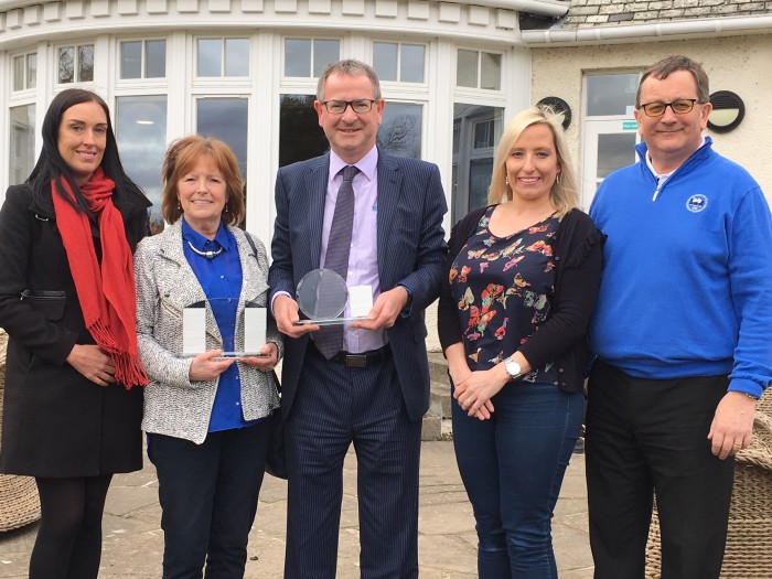 The launch of the Barrie Douglas Junior Masters at Blairgowrie Golf Club