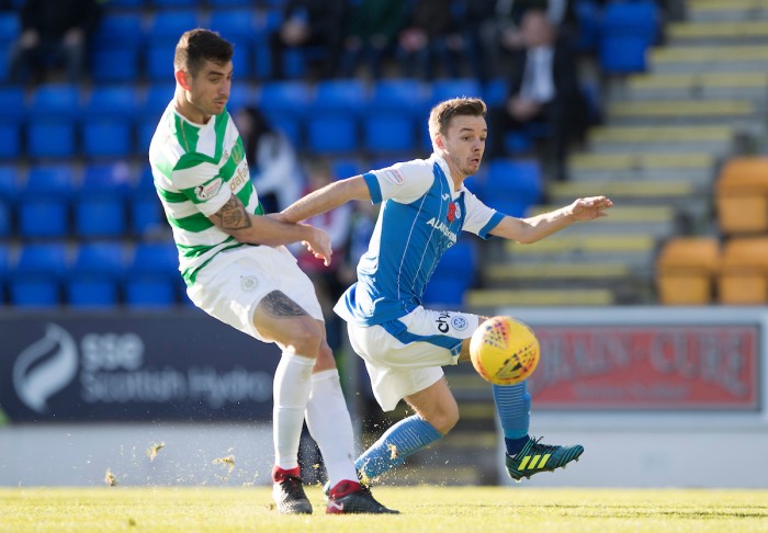 Stefan Scougall  - against Celtic