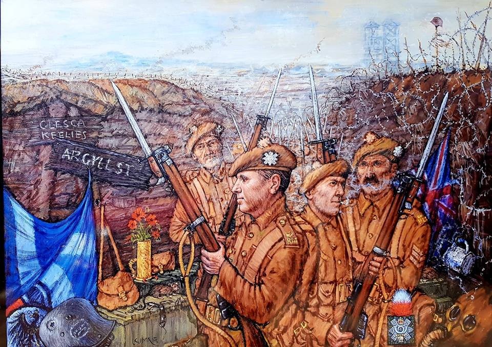 WWI Mural by Ian Cuthbert Imrie