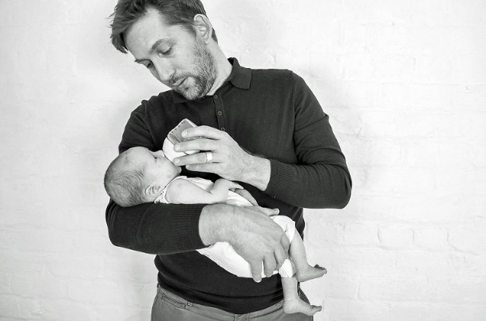 Freya newborn Graeme milk