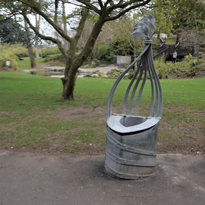 Is it a bird? Is it a plane? No, it's a bin!