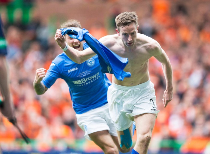 Legends Farewell - Steven MacLean celebrates Scottish Cup
