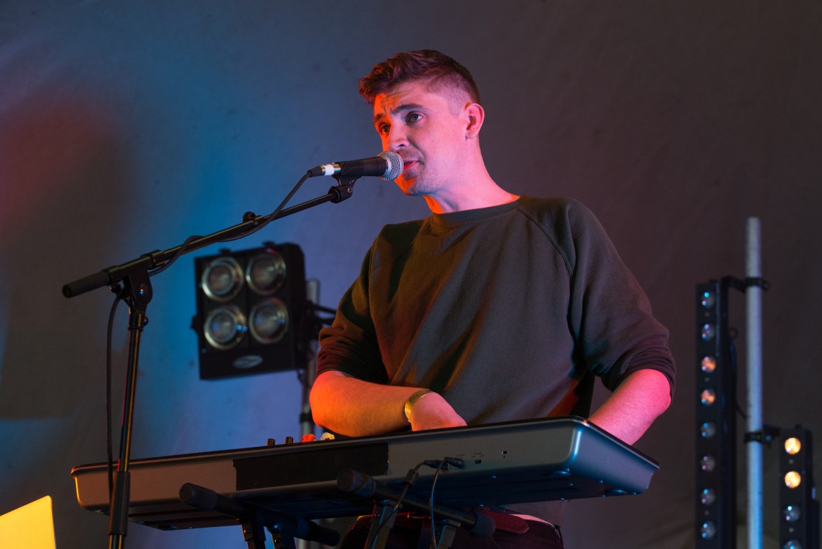 Performer C Duncan at Solas Festival.