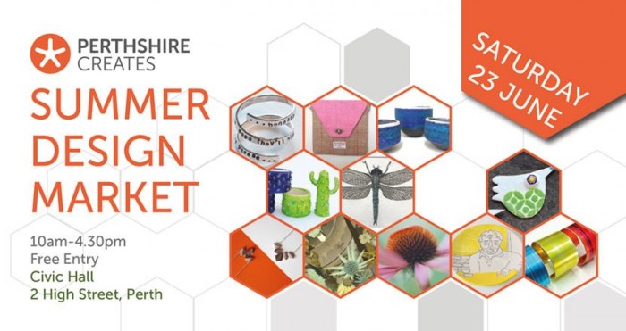 Spend your Saturday browsing Perthshire's talented artists and designers wares at Perthshire Creates designer market