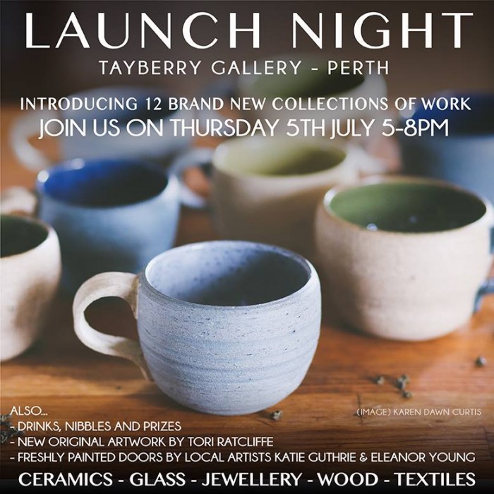 TayBerry Gallery Launch Night - 12 New collections of work by British based makers