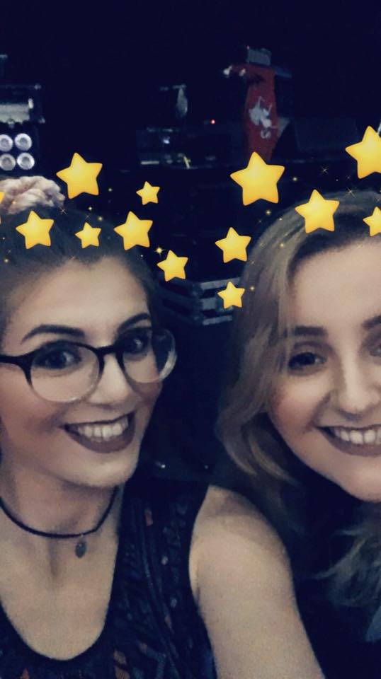 Steffi Rose and Megan Louise celebrate 😘 #InCrustWeTrust 🍕#PotatoPals #FavouriteVeg #SpudLyf - We will let you explain the hashtags girls