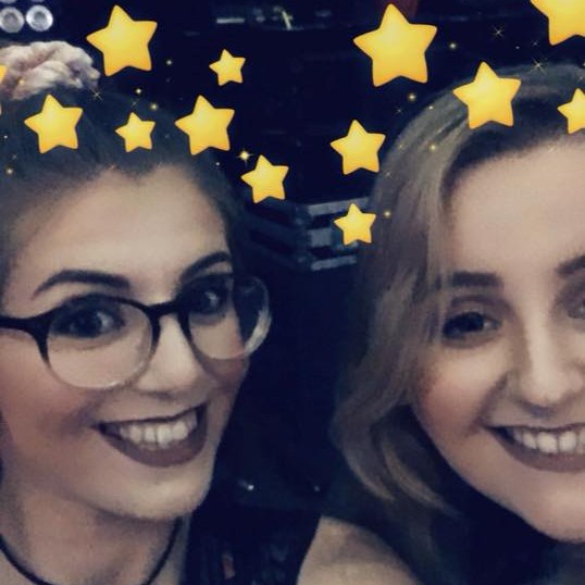 Steffi Rose and Megan Louise celebrate 😘 #InCrustWeTrust 🍕#PotatoPals #FavouriteVeg #SpudLyf - We will let you explain the hashtags girls