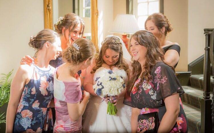 Small City Megan shared this snap of special moments between a bride and her best friends