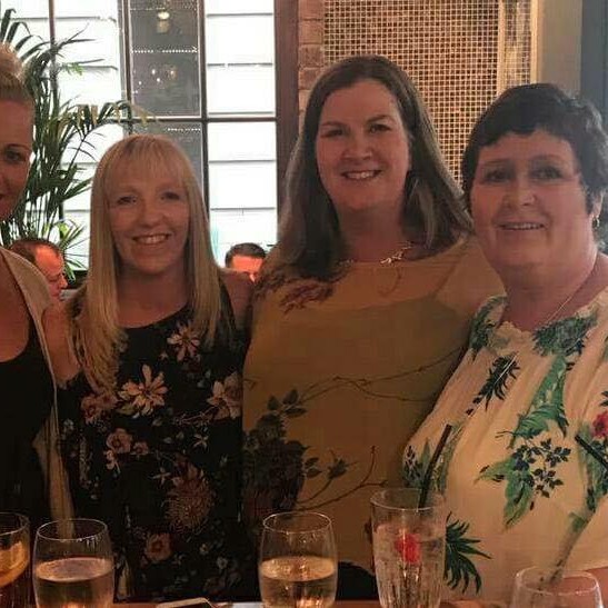 Lynne McDonald, Sam Kinmont, Linda Lumsden and Lisa Fletcher call themselves the 4 musketeers!