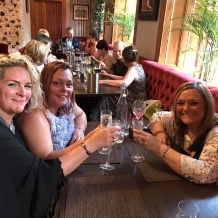 Friendships built to last forever! Sonia Hamilton enjoys some fizz with her besties Paula Leitch and Karen Johnstone! 40 years of Freindship