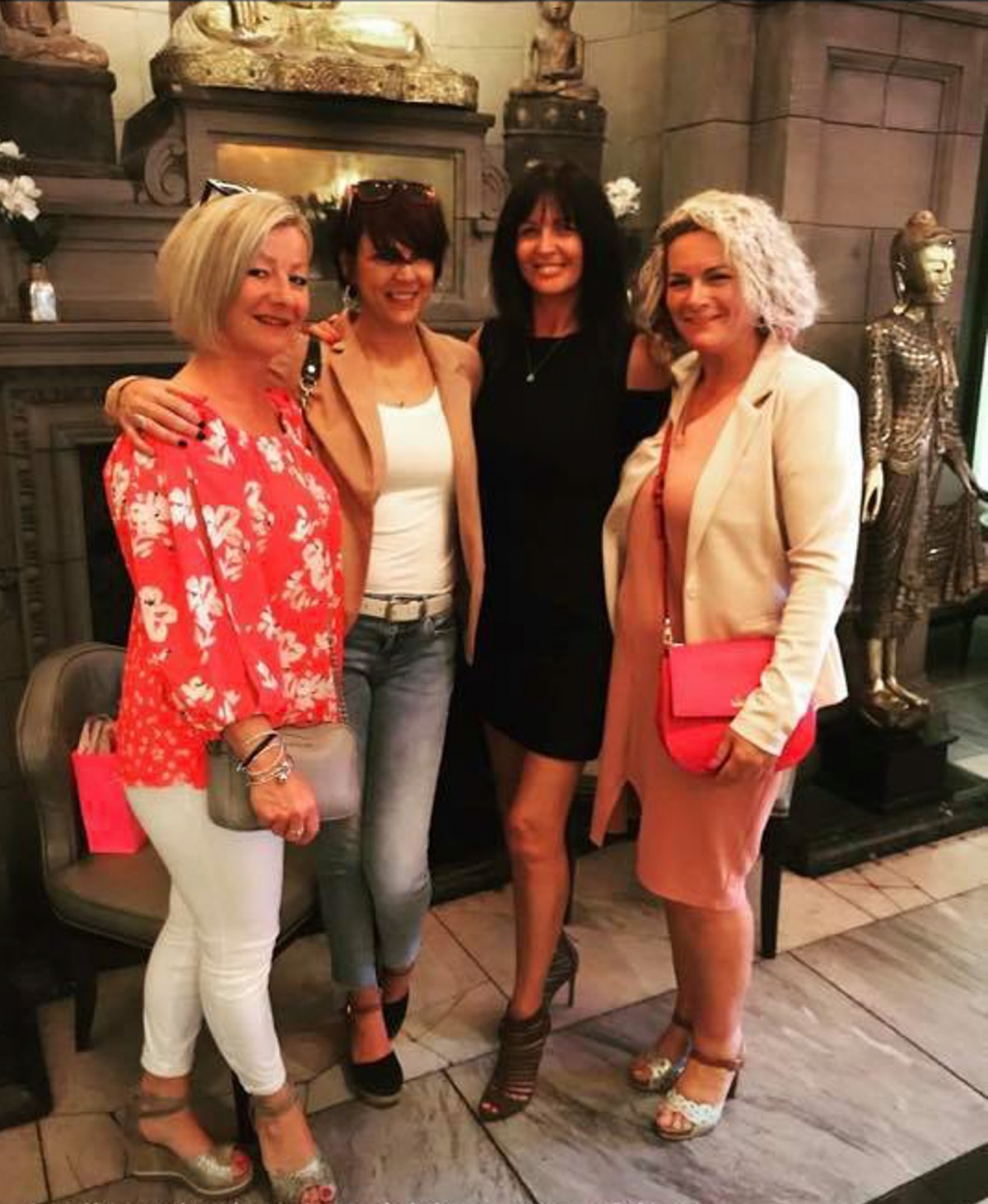 Sonia Hamilton's Glam squad Girl Gang! Lynne Town, Janice Bell and Julieanne Flynn