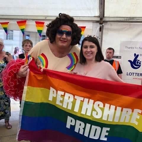 Nancy Clench at Perthshire Pride