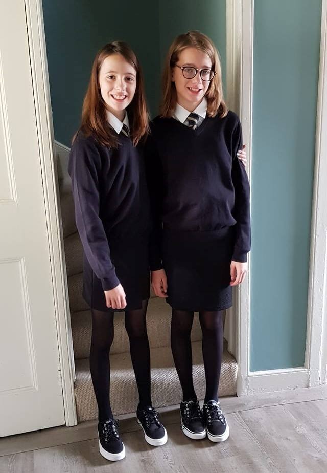 Hollie and Jenna are off to secondary school!