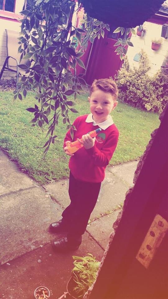 Logan is starting school today!