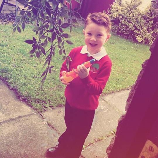 Logan is starting school today!