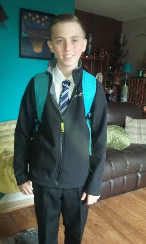 Ossian is ready for high school!