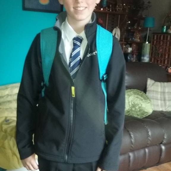 Ossian is ready for high school!