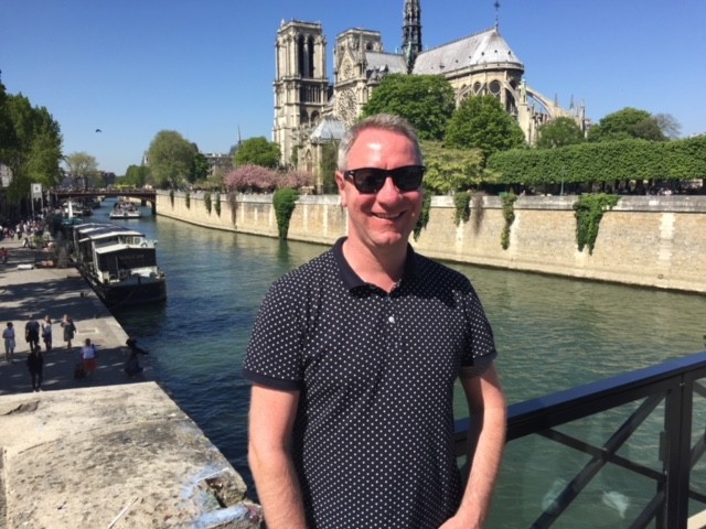 Connor Wilson on his holidays!